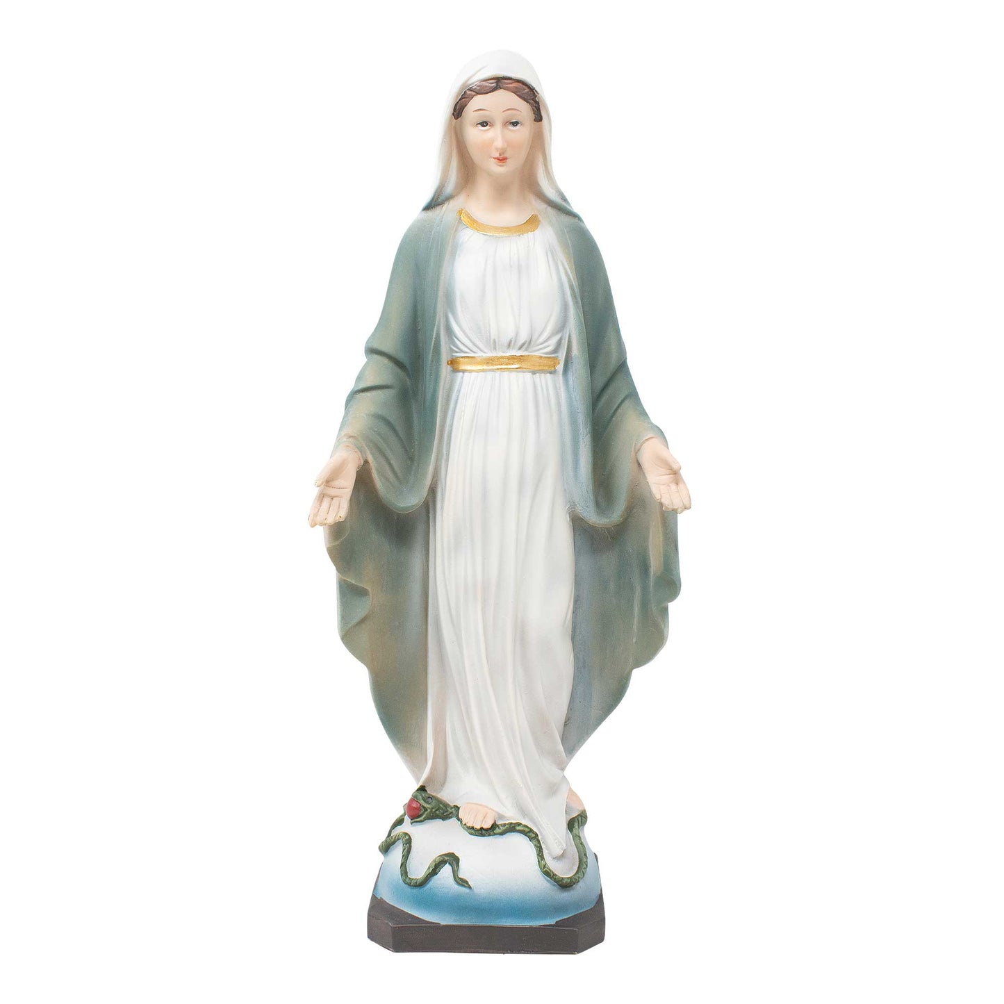 E.- ESTATUA VIRGEN MEDALLA MILAGROSA 3 PULGADAS