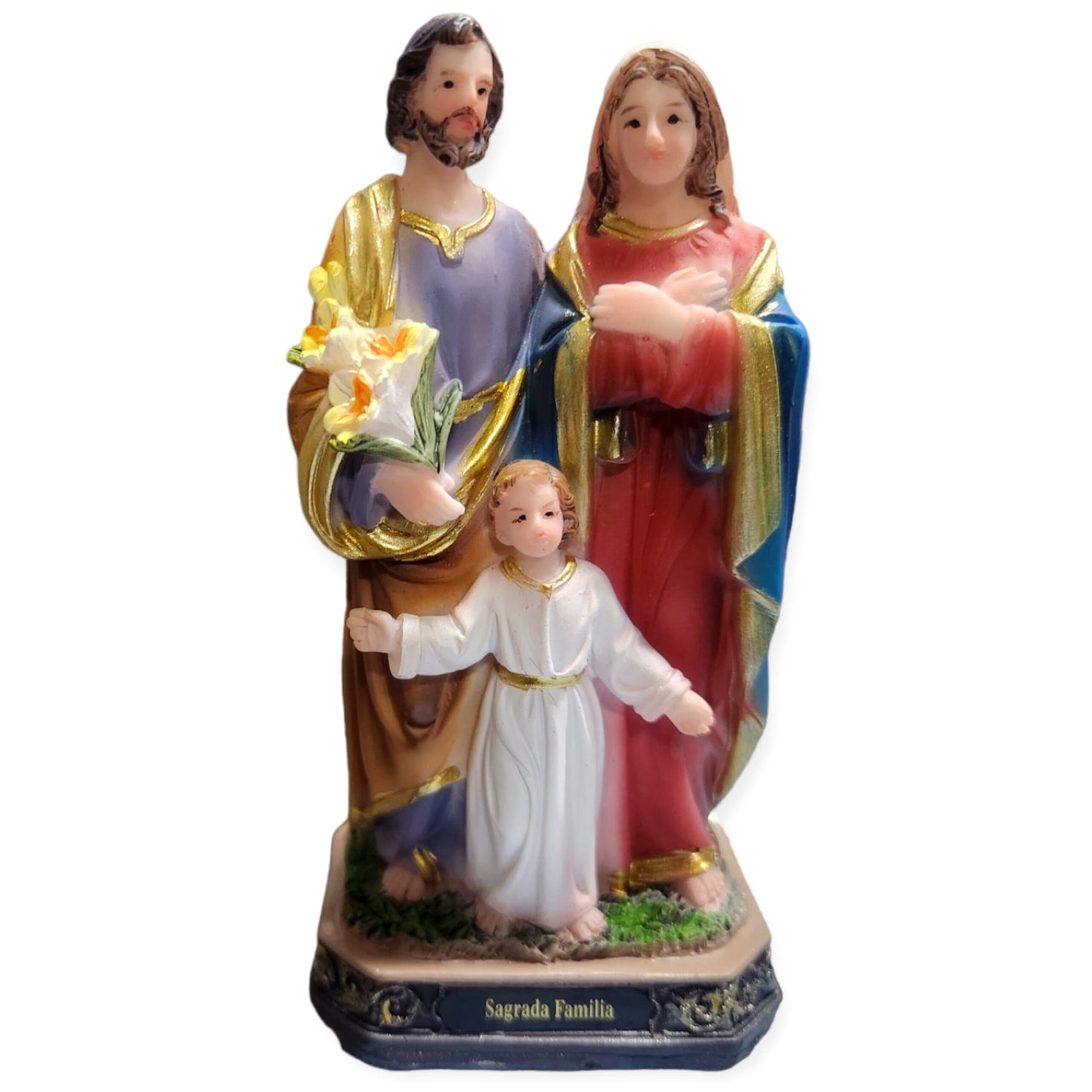 Estatua Sagrada Familia | Resina 5 pulgadas