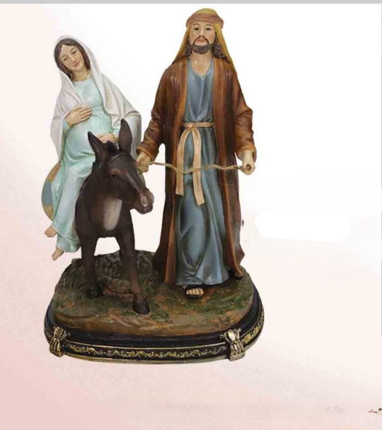 Estatua de La Posada de poliresina de 12 pulgadas
