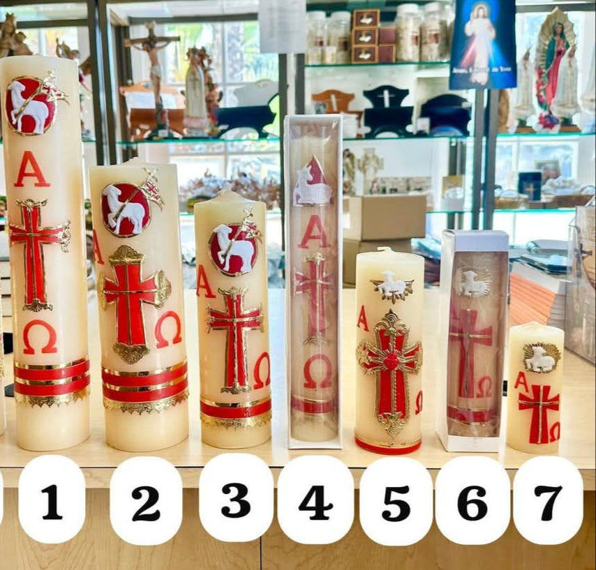 C.- CIRIO PASCUAL #2 DE 9X28 CMS