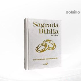 SAGRADA BIBLIA CATOLICA. Recuerdo de nuestra boda [Bolsillo]