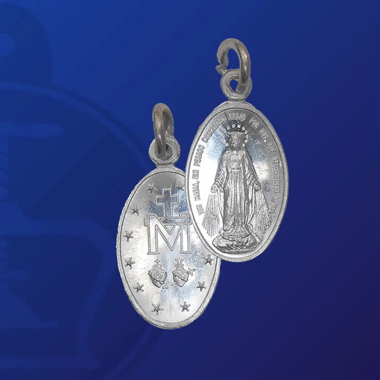 MEDALLA VIRGEN MILAGROSA ALUMINIO