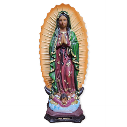 Virgen de Guadalupe 5 Pulgadas Resina