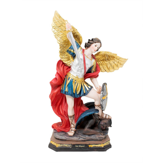 E8.- ESTATUA ARCANGEL SAN MIGUEL [8 PULGADAS]