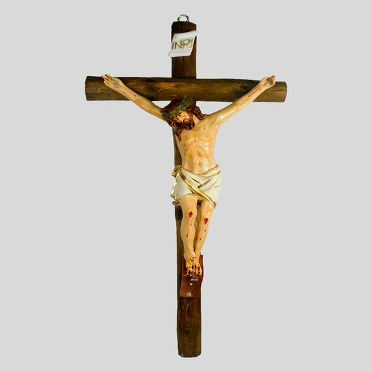 Tronco de Lujo Crucifijo 48 Pulgadas Resina