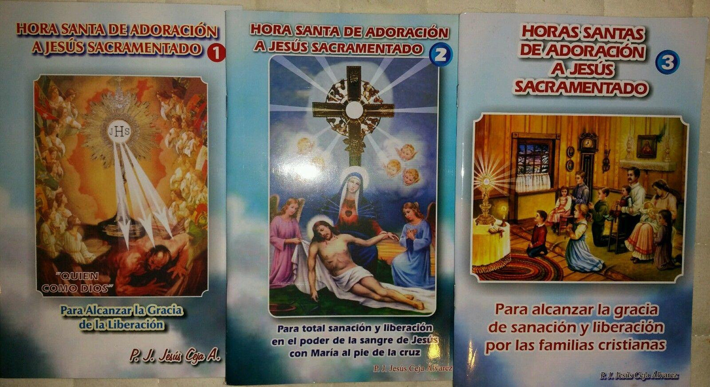Conjunto de 3 Libros: Sanación y Liberación Espiritual. Autor: Padre Jesús Ceja (Sacerdote Exorcista Mexicano)