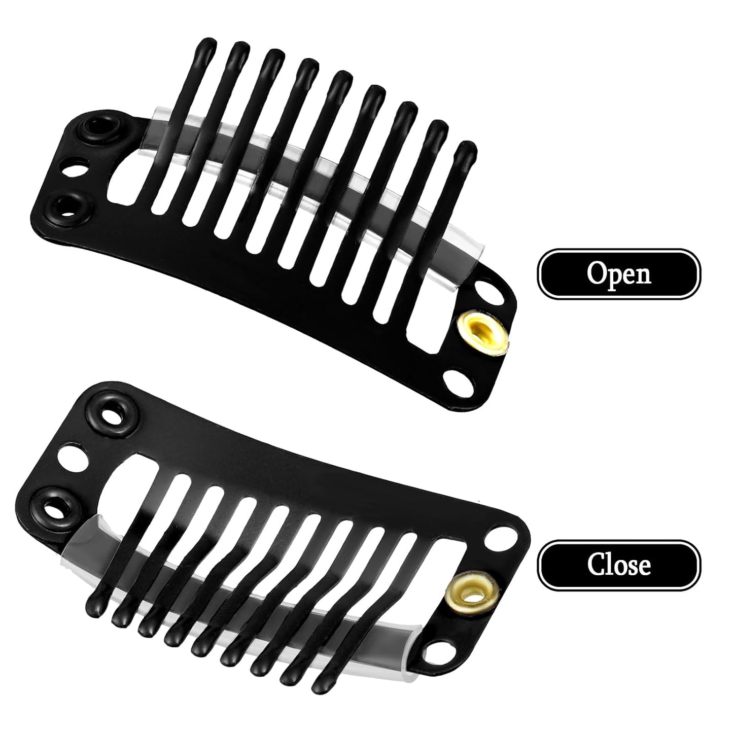 Pinza para Extensiones de Cabello 32mm 9 Dientes