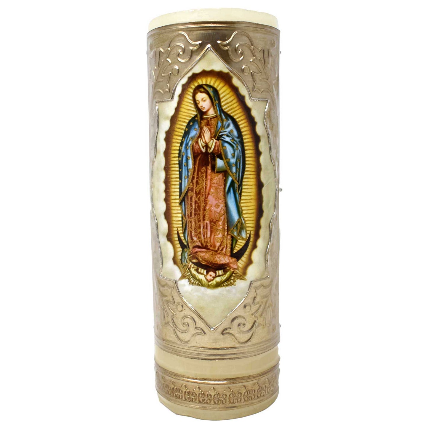 C.- CIRIO VIRGEN GUADALUPE  6 PULGADAS