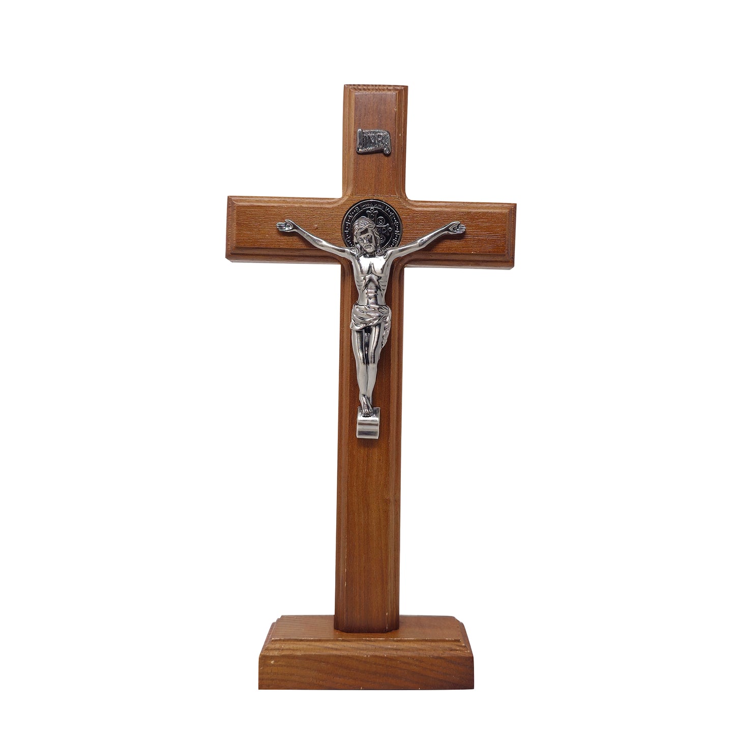 CRUZ SAN BENITO CON BASE DE MADERA 16 INCHES