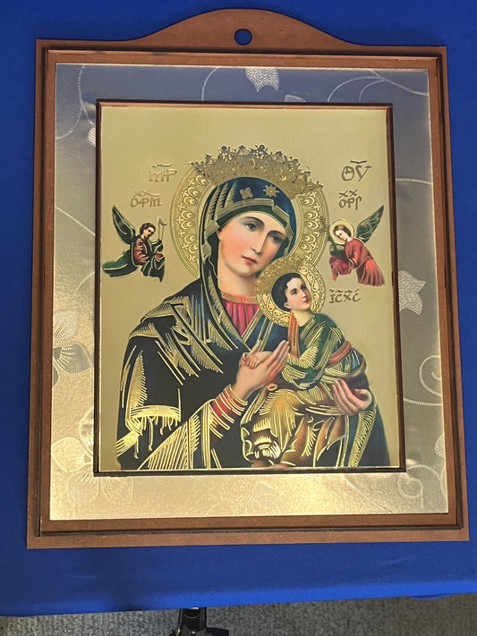 PINTURA DE LA VIRGEN MARÍA Y EL NIÑO JESÚS