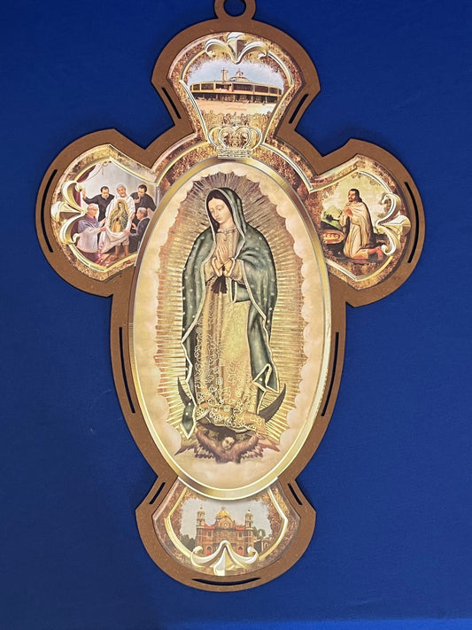 A.- CRUZ CON VIRGEN DE GUADALUPE