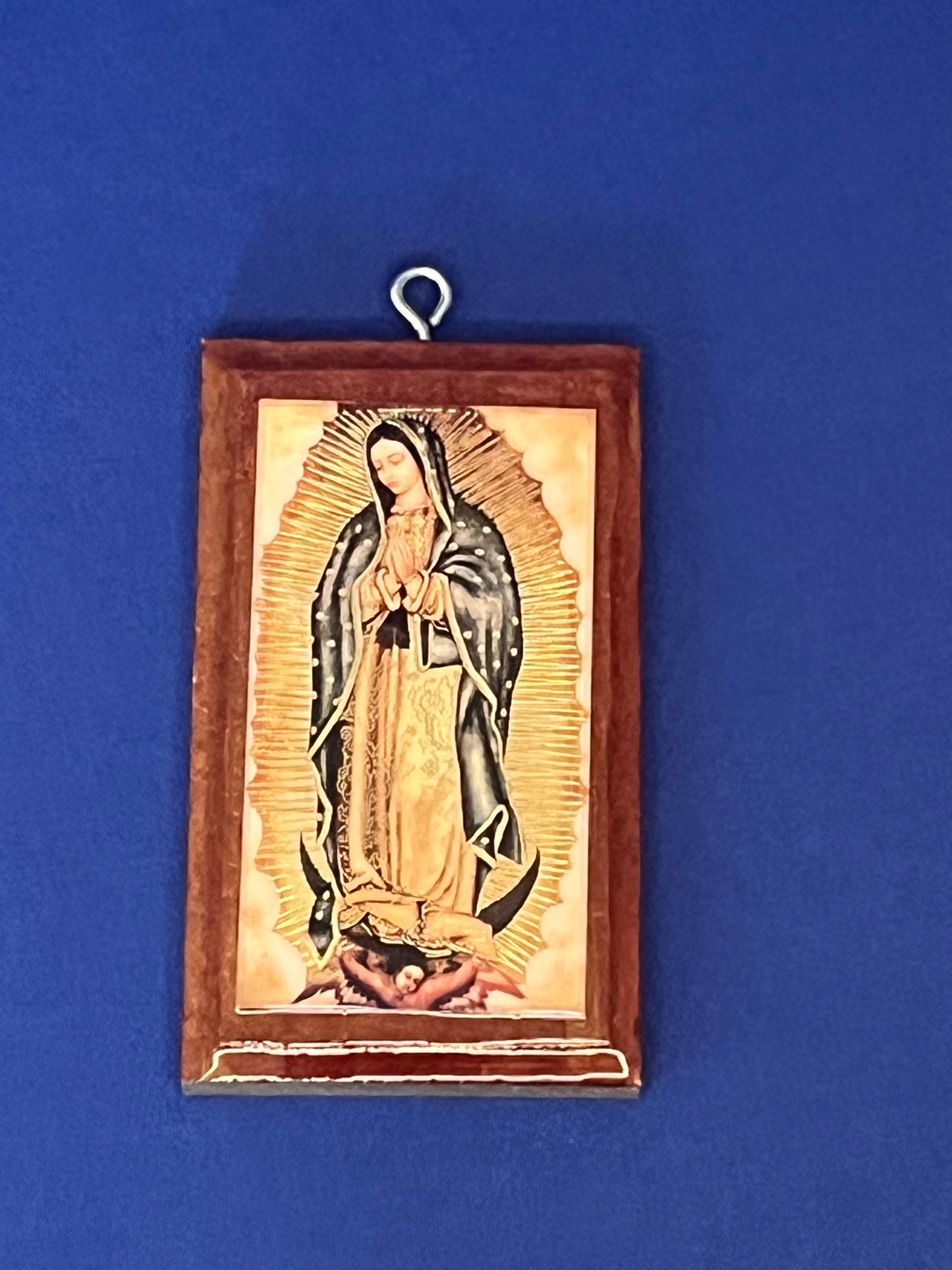 CUADRO VIRGEN GUADALUPE 3X5 PULGADAS