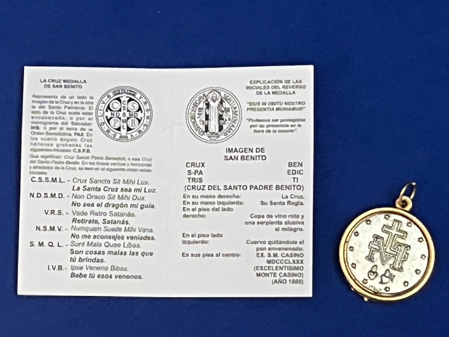 MEDALLA DE SAN BENITO