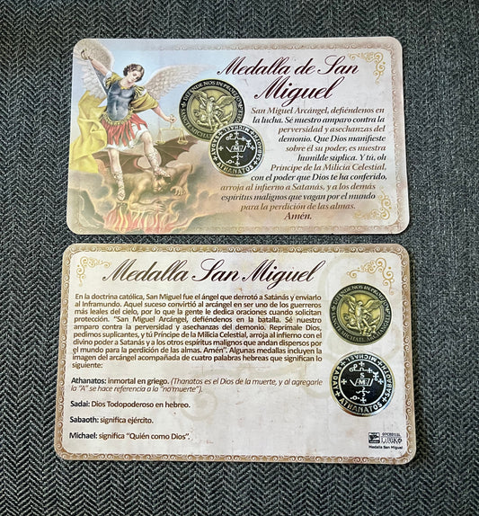 CEDULA: Medalla de San Miguel