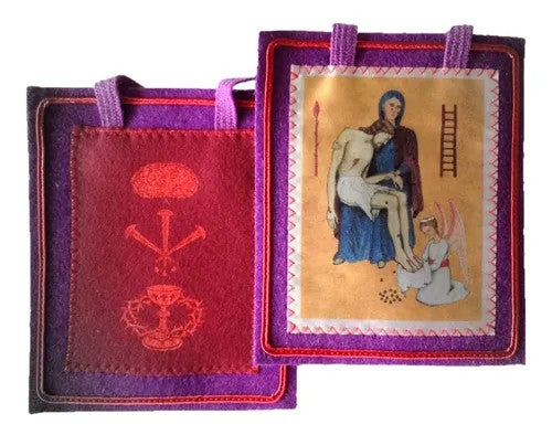 Escapulario Morado Chico