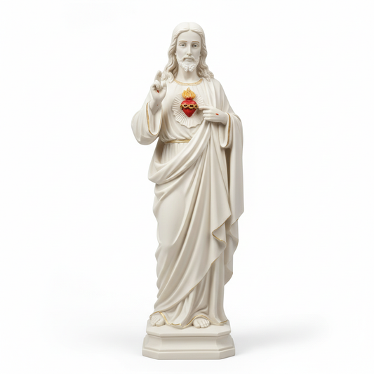 Sagrado Corazón de Jesús Resina 16 pulgadas