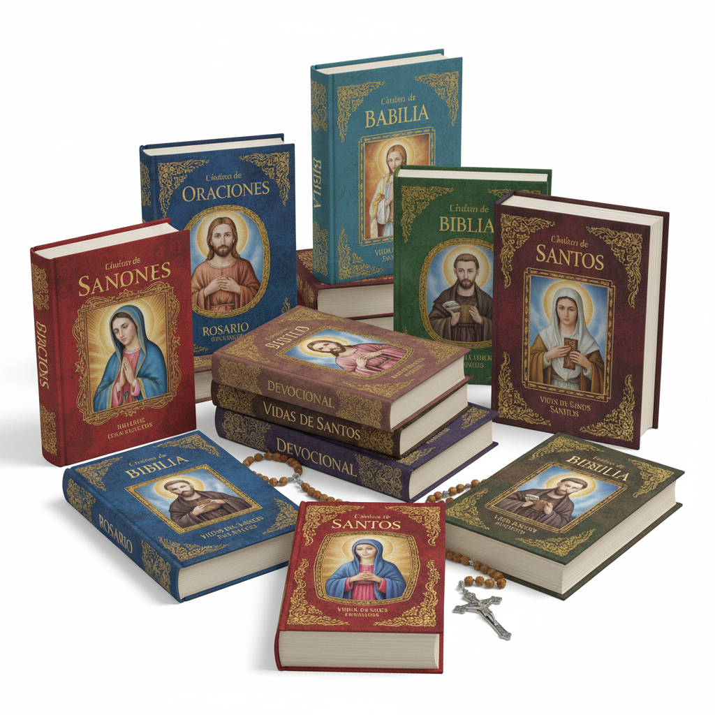 Libros devocionales en español, variedad de temas y santos