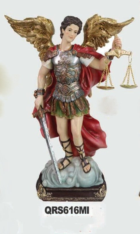 San Miguel de poliresina de 16 pulgadas