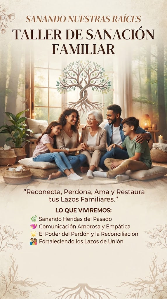 Inscripcion al Taller Sanacion De Familias_Oct 5 al 16, 2026